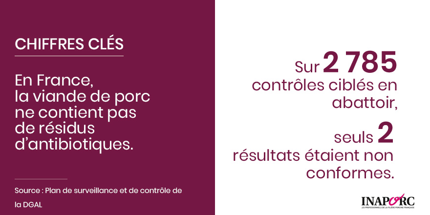 INAPORC's tweet photo. En 2019, les résultats aux tests de contrôle  permettent d'affirmer que la viande de porc des français ne contient toujours pas d'antibiotiques  @Min_Agriculture #ceuxquifontlaviande https://t.co/27UMc7sEYv