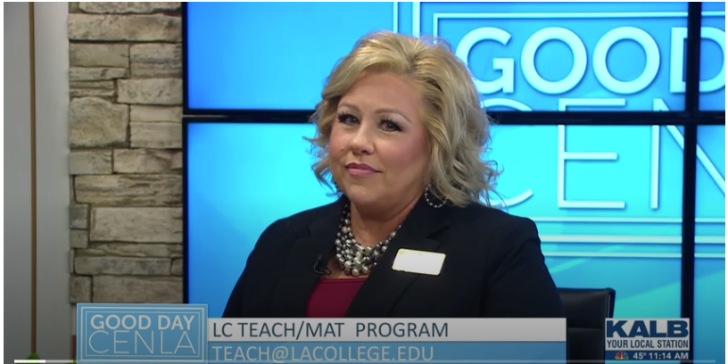 LC_University's tweet photo. #WATCH: Dr. Amy Craig talks about the TEACH Program offered by Louisiana College:
https://t.co/IVIncunI8z #LCTEACHProgram #PreparingGraduatesTransformingLives https://t.co/kVd3r2yI6S