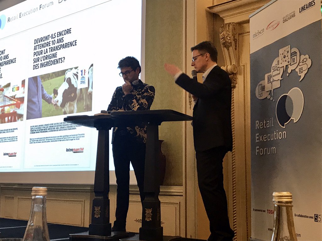 RetailExecForum's tweet image. Dominique @schelcher répond aux questions de Olivier @Dauvers70  et expose la vision de @ULesCommercants. 

@LINEAIRES @EXTERNIS_eCOS