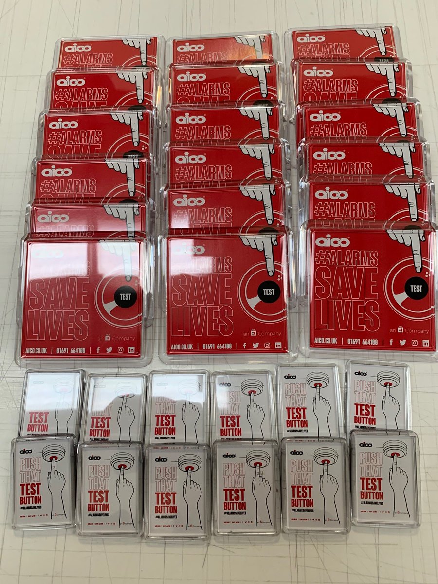 We have been busy boys and very pleased to have been selected to supply Aico for their 1000 Drinks coasters and 1000 x fridge magnets #aico #sdps #printing