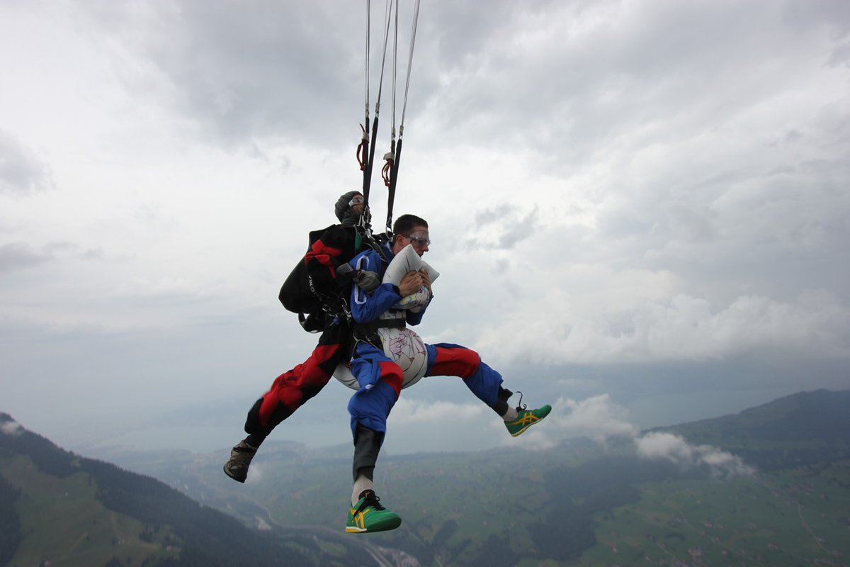 Fallschirmspringen Tandemsprung Fallschirmsprung Geschenk ...