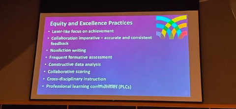 HCSSecEdCoaches's tweet photo. Great insight from @DouglasReeves on practices that drive productive change #OLAC https://t.co/16HIPZago5