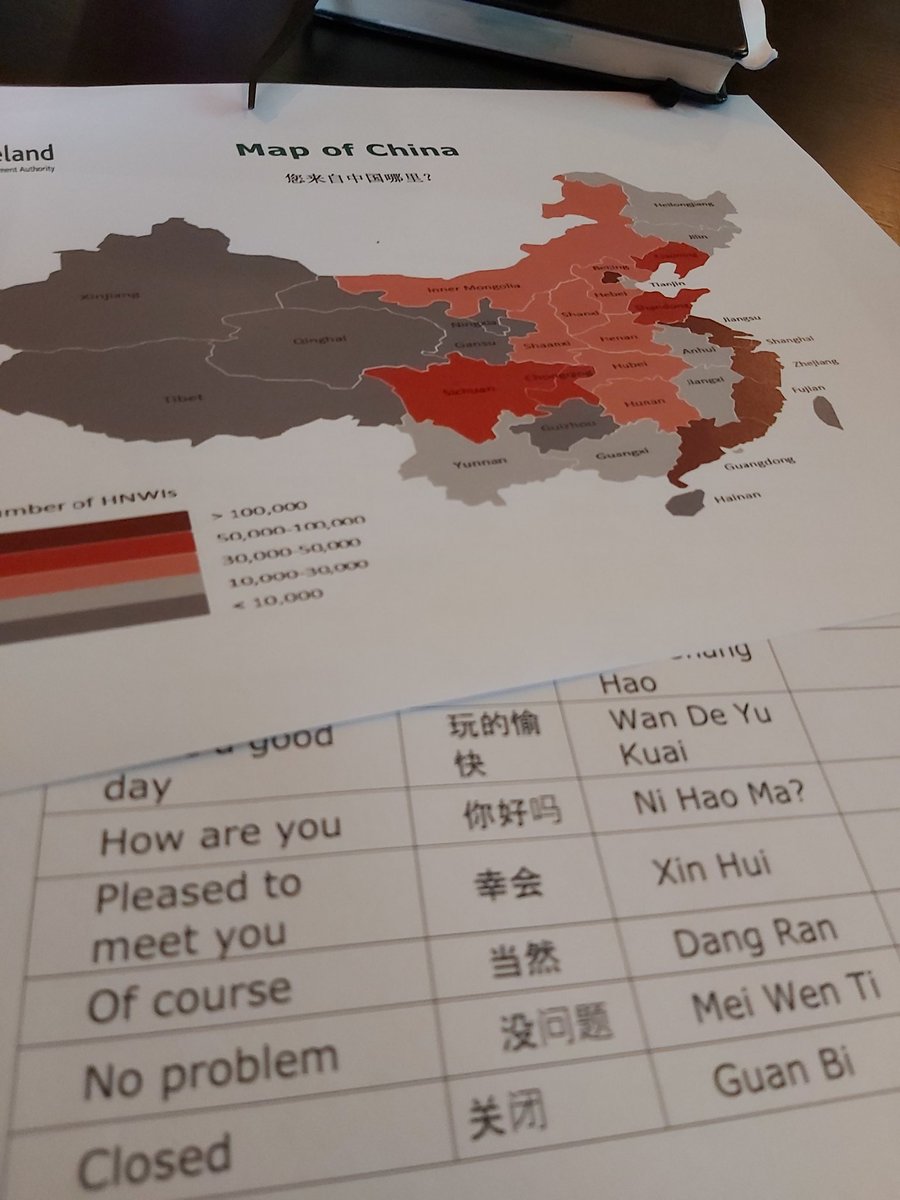 Taking the first steps to get China ready with our management team, great insight into the worlds biggest outbound tourist market.  #COTRI <a href="/Failte_Ireland/">Fáilte Ireland</a>