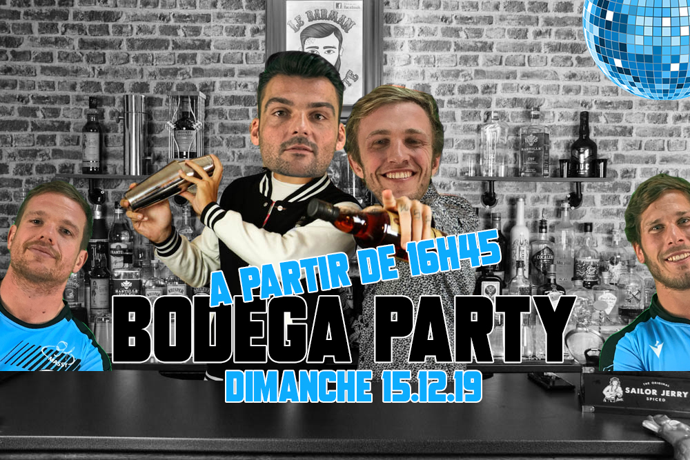 📢MASSY⚡️BEAUNE 
BODEGA PARTY🍺 
Les joueurs vous accueillent à partir de 16H45
pour prolonger le match !
il seront derrière le bar pour vous servir 
Mais avant RDV 15h00 pour le match 
Allez Massy !💙🖤