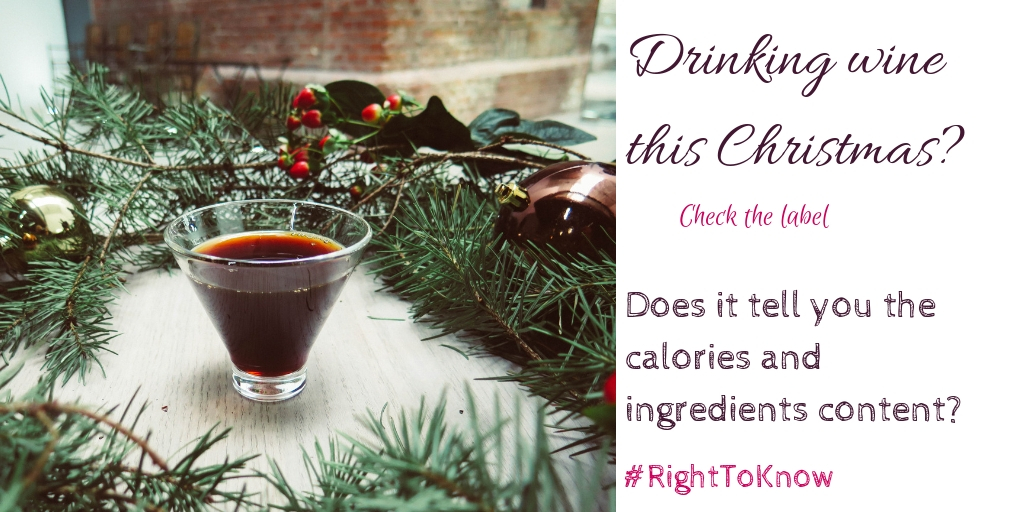 EUROCAREBRUSSEL's tweet photo. #Alcohol Labels must contain ingredients listing and nutritional information. Consumers have the #RightToKnow what is in their drinks. #LabellingAlcohol #wine #Christmas https://t.co/cUWK8pNWXf