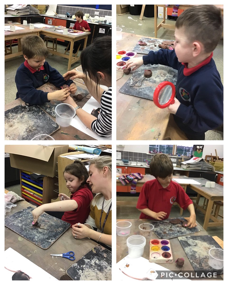 Today red 1 went to the art room to make a 3D shape using clay and paper. “Squeak squeak”
<a href="/bentondenesch/">Benton Dene School</a> <a href="/art_bds/">Art_BDS</a>
