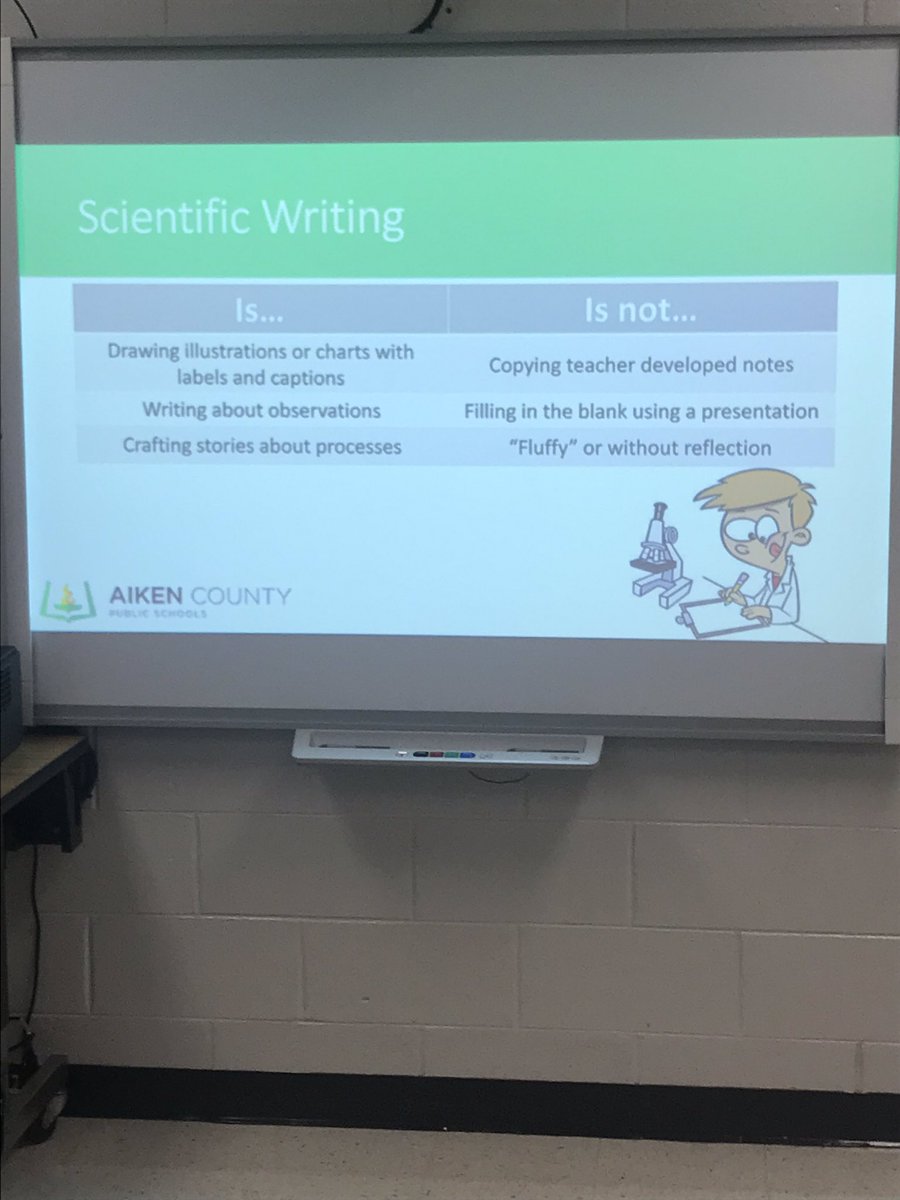 AIS science teachers are collaborating with CI Amanda Burnside on improving students’ scientific writing. #ExploreandDiscover