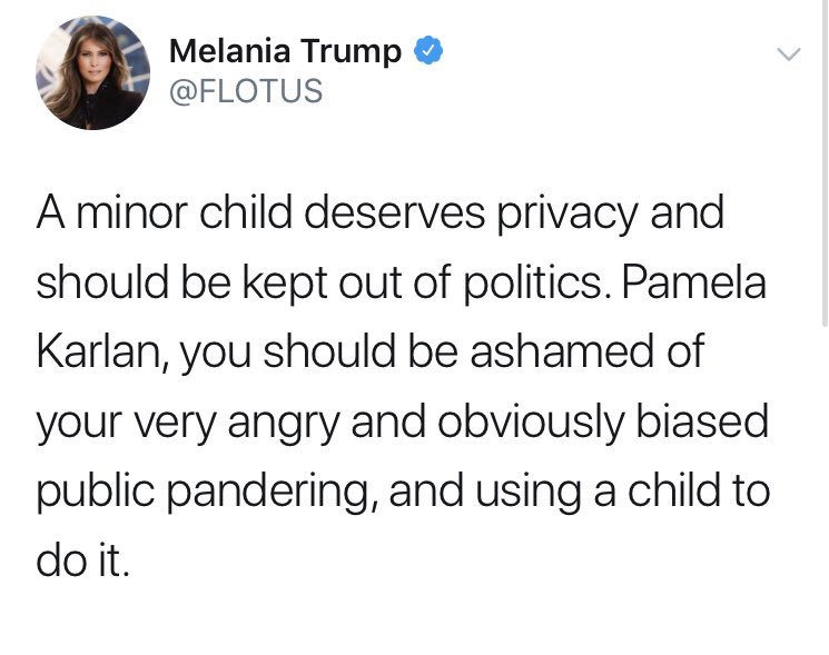 Nobody is allowed to mention Barron Trump’s name, but the President can attack a 16 year old with Aspergers? 🤔 #ThursdayThoughts #BeBest