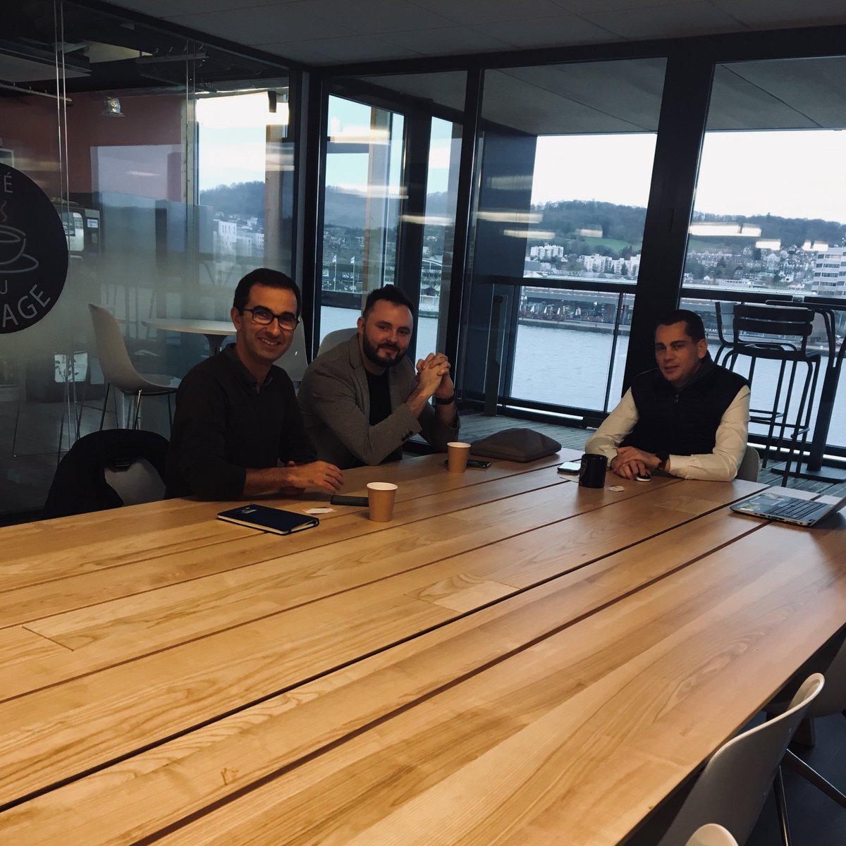 VillageCA_Rouen's tweet image. Petite visite du @VillageCA_Rouen pour nos futurs habitants @FastPointFrance et @ProtectEcran. À très vite 🙂 !