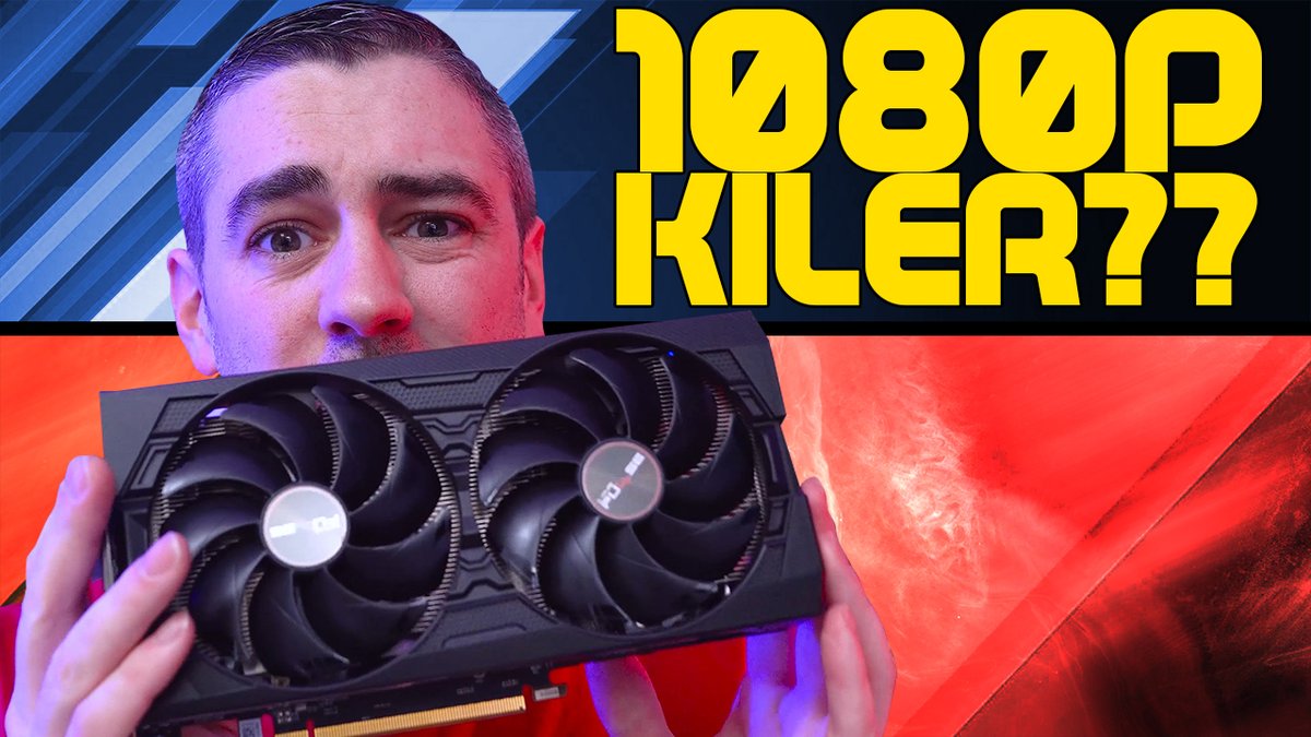 eTeknix's tweet photo. ⚠️NEW VIDEO⚠️
Could this be the @AMD card that takes the 1080p crown from @nvidia?
https://t.co/nYiJJMDTk3
#rt #retweet #pcmr #5500xt #amd #gpu #tech https://t.co/bw16qcp0CP