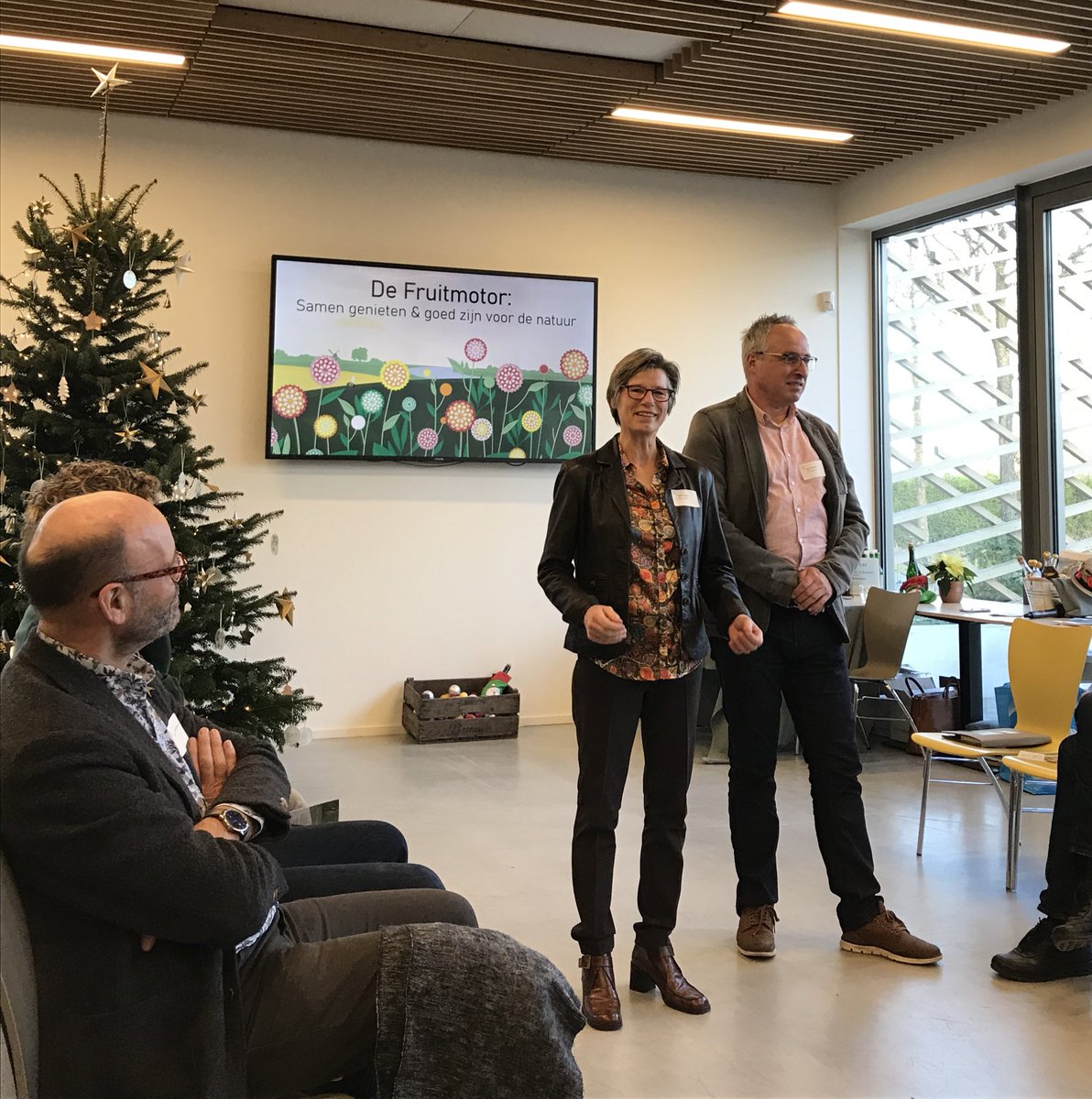 Bij het jaarfeest van partner in crime <a href="/Defruitmotor/">De Fruitmotor</a> 🎉