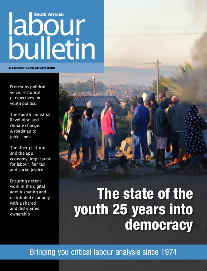 It’s finally here !!!! The latest issue of the South African Labour Bulletin.