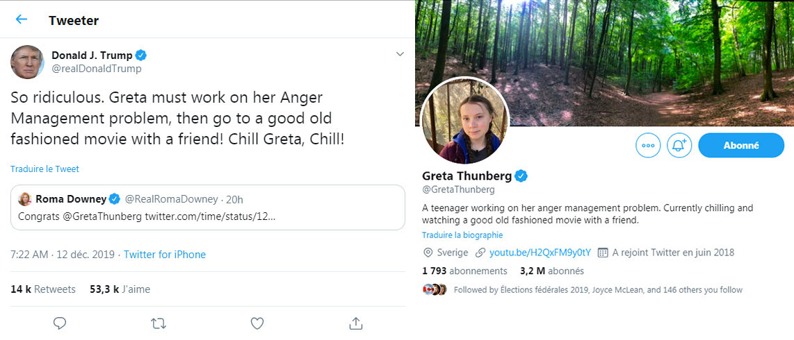 Elle n'est pas juste la personnalité Time de l'année 2019, elle a un sacré sens de l'humour.