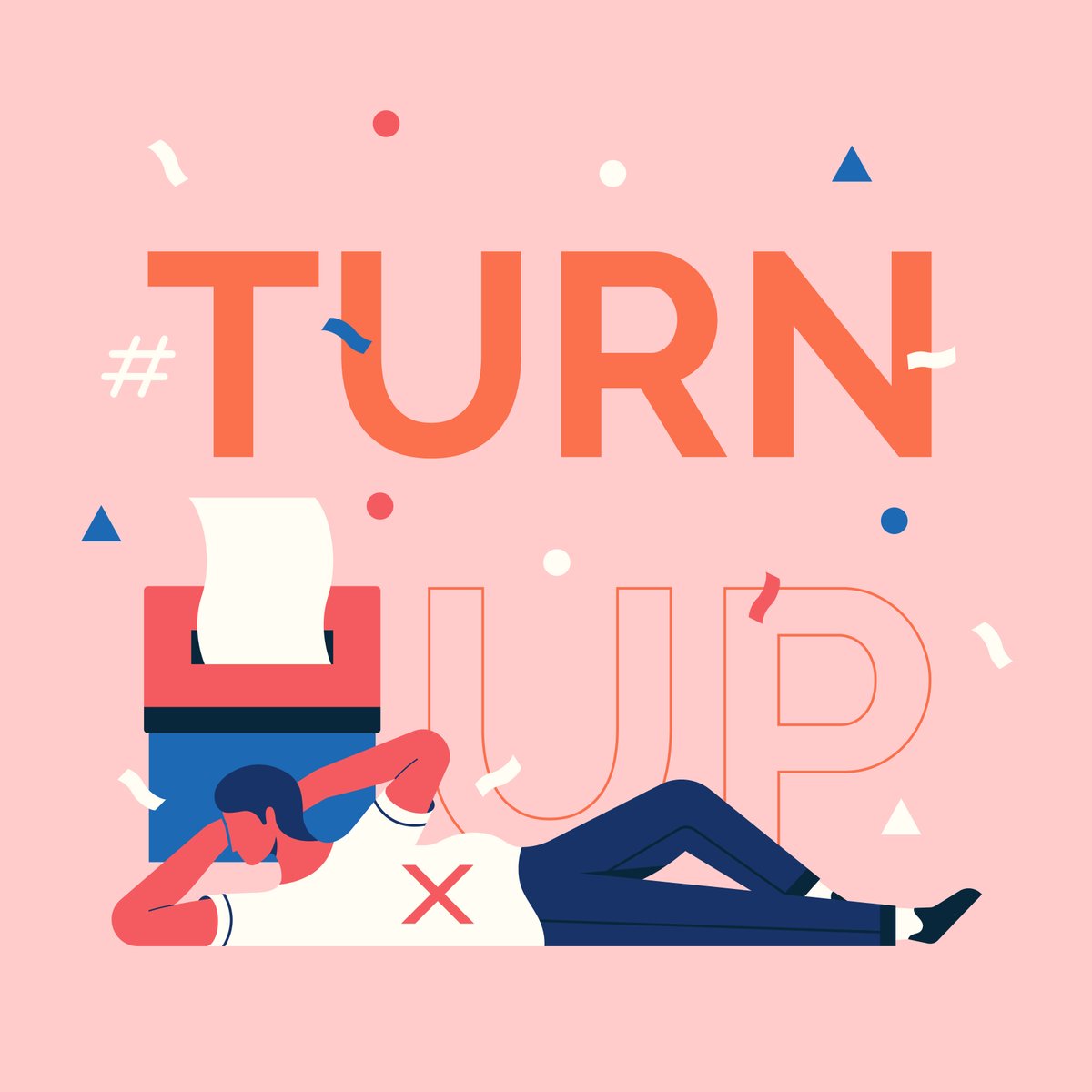 Today is the day, #turnup and vote! ✏️✖️ #turnup2019 #electionday