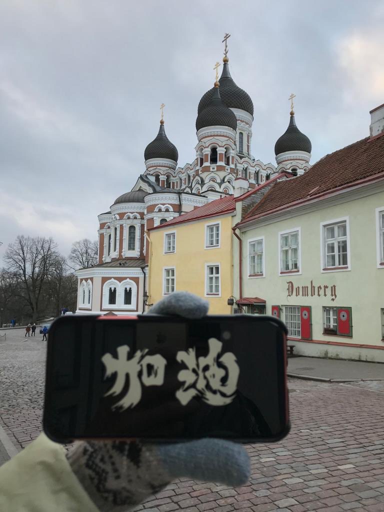 CCC84699988's tweet photo. Support from Tallinn, Estonia

#HongKongers 
#FiveDemandsNotOneLess https://t.co/Axzzax8c93