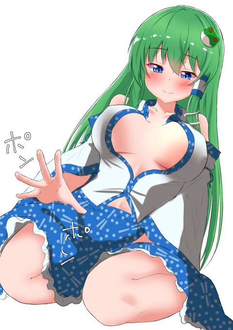 早苗さんに膝枕してほしい落書き 