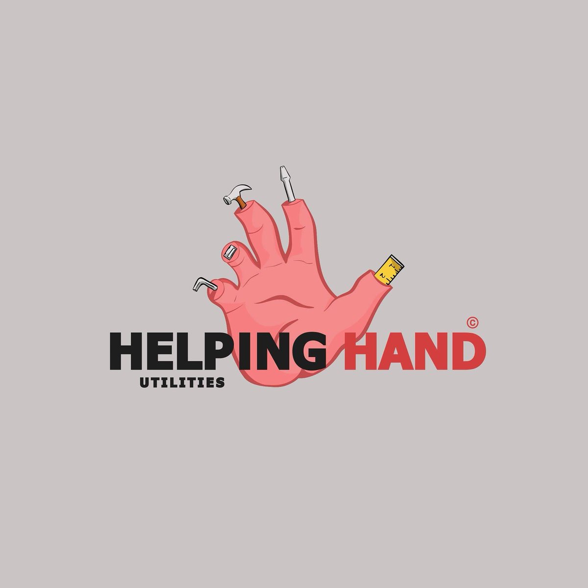 CreativeAlpine's tweet image. Helping Hand Utilities 🖐🛠  loved designing this! 
#logomaker #logo #design #graphic #graphicdesign #inspiration #edit #client #freelancer