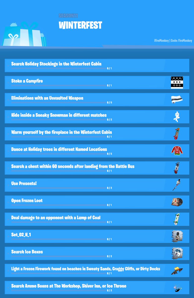 Storm Fortnite Leaks On Twitter Seems Like We Are Getting So Sort Of 12 Days Of Fortnite But With A Different Name Not Sure But Here Are The Challenge List