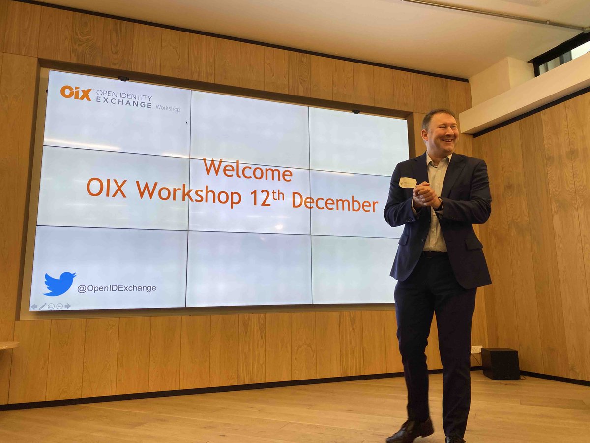 OpenIDExchange's tweet image. Nick Mothershaw, Chair of OIX kicks off our workshop this morning. #DigitialIdentity