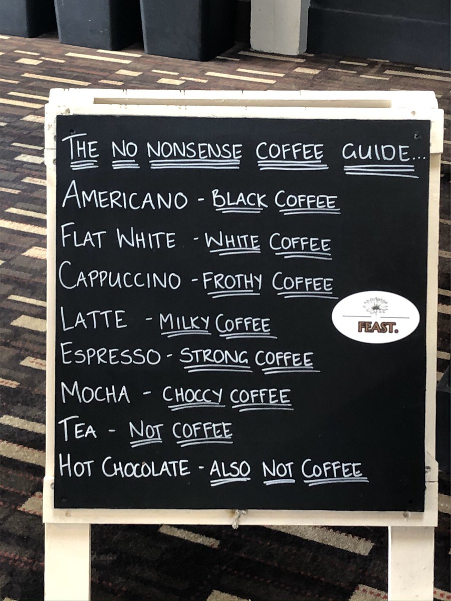 Emaincharm's tweet photo. As a non-coffee drinker, I found this pretty useful 🤣 https://t.co/I9fxO87DrH
