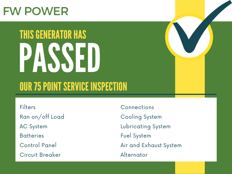 FWPowerUK's tweet photo. When buying used it is esstential to buy wisely. At FW Power we ensure that all  of our used generators leave us working perfectly. Thats where our thorough 75 point service inspection comes in. Tested, Inspected and approved. ✔️

https://t.co/J53oDv4qMD
01270 821 419 https://t.co/XZYua0TZ2S
