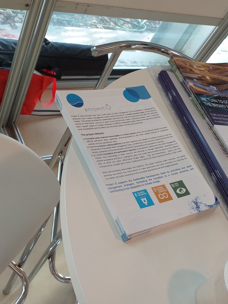 EUProjectO's tweet photo. If you are at #EUWIC (Zaragoza, 🇪🇸🇪🇺), please stop by and say hello! Yolanda Ballesteros and Natalia Alfaro (SOCAMEX, @urbaser_) are at the conference representing #EUProjectÔ 💧 #H2020 #EUWIC2019 https://t.co/P1QOaItKY6