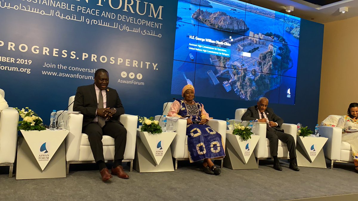 Dr. George Okoth-Obbo of UNHCR talks of the need for a handshake between the Humanitatian and the political underpinnings of displacement if we are to find durable solutions: need to invest more in prevention. #dgtrends #AGA_Platform