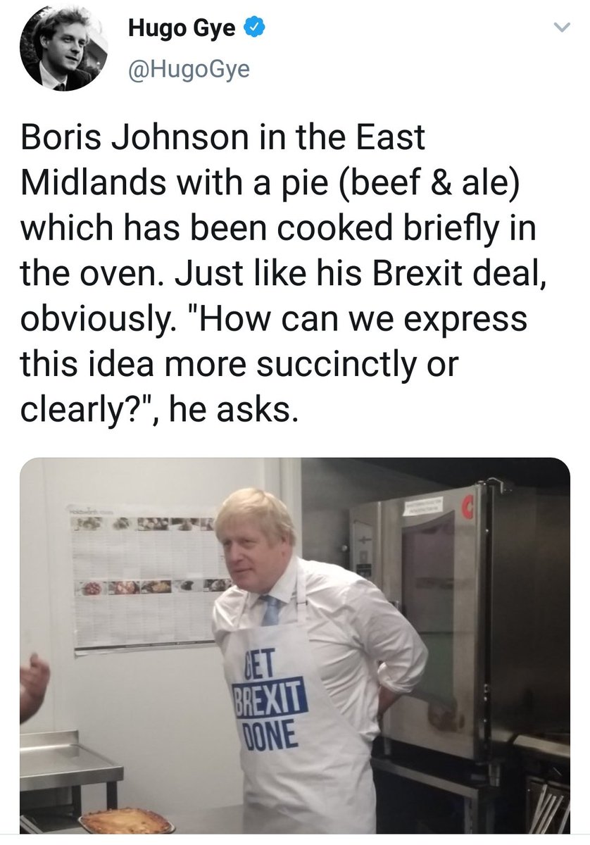 ValiMD's tweet image. Who would vote for a dodgy pie not knowing it&apos;s ingredients?
It&apos;s secret recipe might be inside #RussiaInterferenceReport #BorisTheCoward locked away!
#GE2019 #VoteLabour #VoteTactically #GTTO