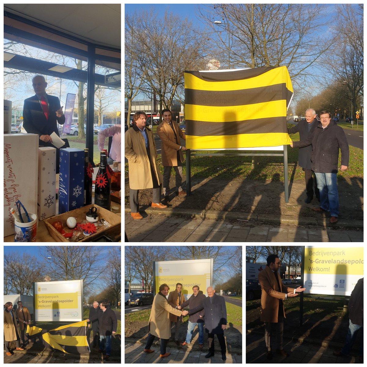 De 's Gravelandsepolder heeft vanaf nu het keurmerk veilig ondernemen met dank aan de inzet van betrokken ondernemers. @A20zoneSchiedam