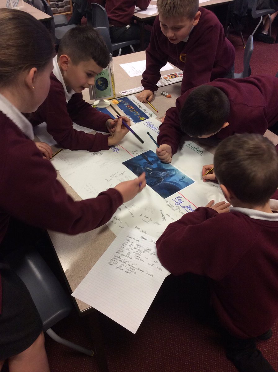 ABCPschool's tweet photo. #Class4W are gathering ideas about Viking monsters ready to write an instructional guide on how to defeat them! Fenrir, Kraken and Draugar don’t stand a chance! 🐺🦑🧟‍♂️ https://t.co/BBEypVMxGs