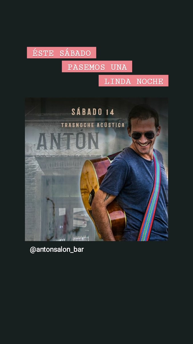sebapalmaof's tweet photo. Éste sábado 14 de Diciembre a partir de las 23hs haré un #recital en Antón Salón Bar (Totoras)

#musicaenvivo #totoras #acustico #pop #folk https://t.co/6pmnAwgnYT