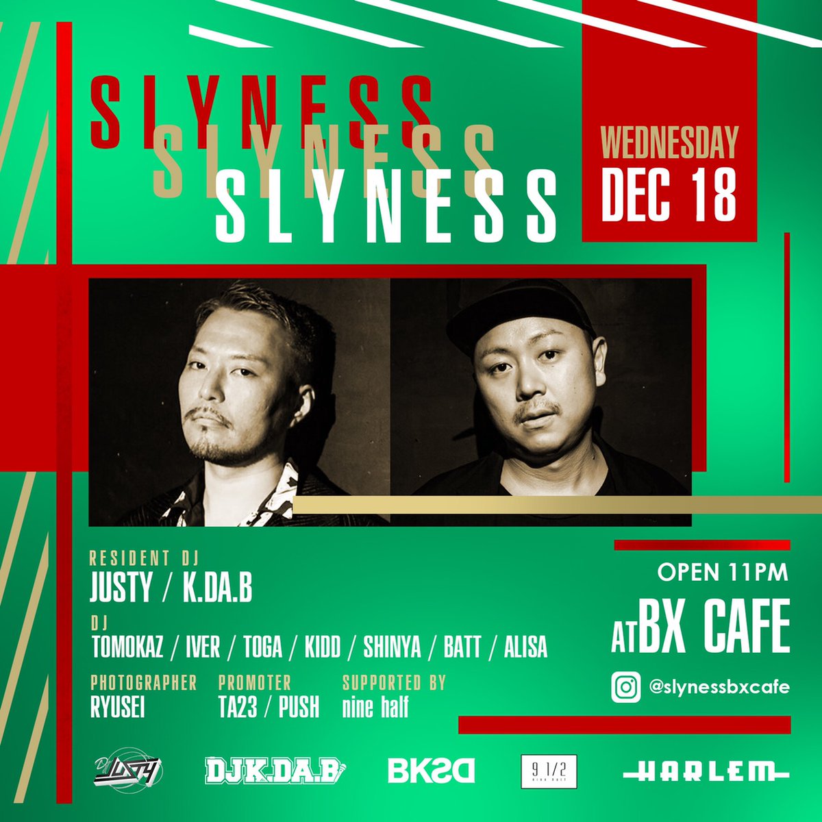 WrepRadio's tweet photo. DJ K.DA.B (@DJKDAB) 出演イベント！

12月14日(土)
ONE MUZIK at O THREE PLUS（小倉）

12月18日(水)
SLYNESS at CLUB HARLEM（渋谷）

12月20日(金)
M.F.L. at FLAVA（町田）

12月21日(土)
LINE PARTY at LINE CLUB（六本木）

https://t.co/zHaIQ8ACr0

#WREP #ロクレプ https://t.co/7xo6jhSzud
