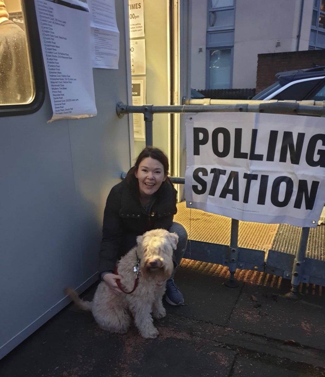 Winnie Wheaten has had her say!  #dogsatpollingstations