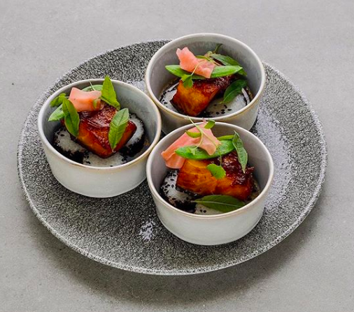 Christmas creations 💪🏼 The season of luxury is nigh for <a href="/BreadandHoneyUK/">Bread & Honey Catering</a> | Miso Black Cod bowls are in this Christmas #sustainable