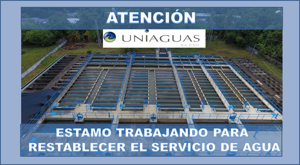 #Comunicado #Uniaguas 
Cereté y tres municipios más sin agua por falla en la planta de Uniaguas
Te invitamos a visitar nuestro Portal Web 
uniaguas.com.co/cerete-y-tres-…