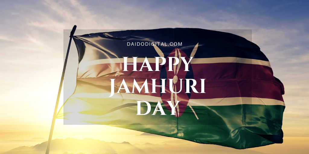 daidodigital's tweet photo. Happy Jamhuri Day from Daido Digital #JamhuriDay #JamhuriDay2019 #DigitalMarketing #KenyanBusiness https://t.co/YUEhcyzxWe