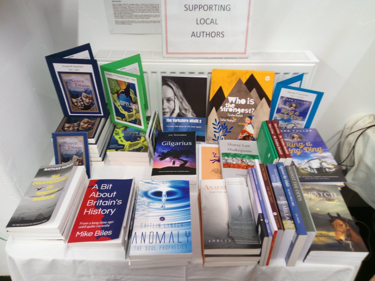The_Book_Lounge's tweet photo. Support our local authors, buy a book written by a local author from a local independent shop for Christmas. Plenty to choose from, teen and adult fiction, adventure, humour, cultural, historical, and non-fiction business and history. #supportinglocalauthors https://t.co/WYYItrRDA4