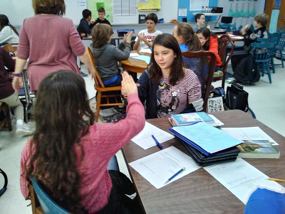 Exploring the fairness of games using different versions of rock, paper, scissors. My favorite is seeing student's versions of Spock while they're playing rock, paper, scissors, lizard, Spock.  #mathrocks <a href="/TheRugbyRaider/">Rugby Middle School</a>