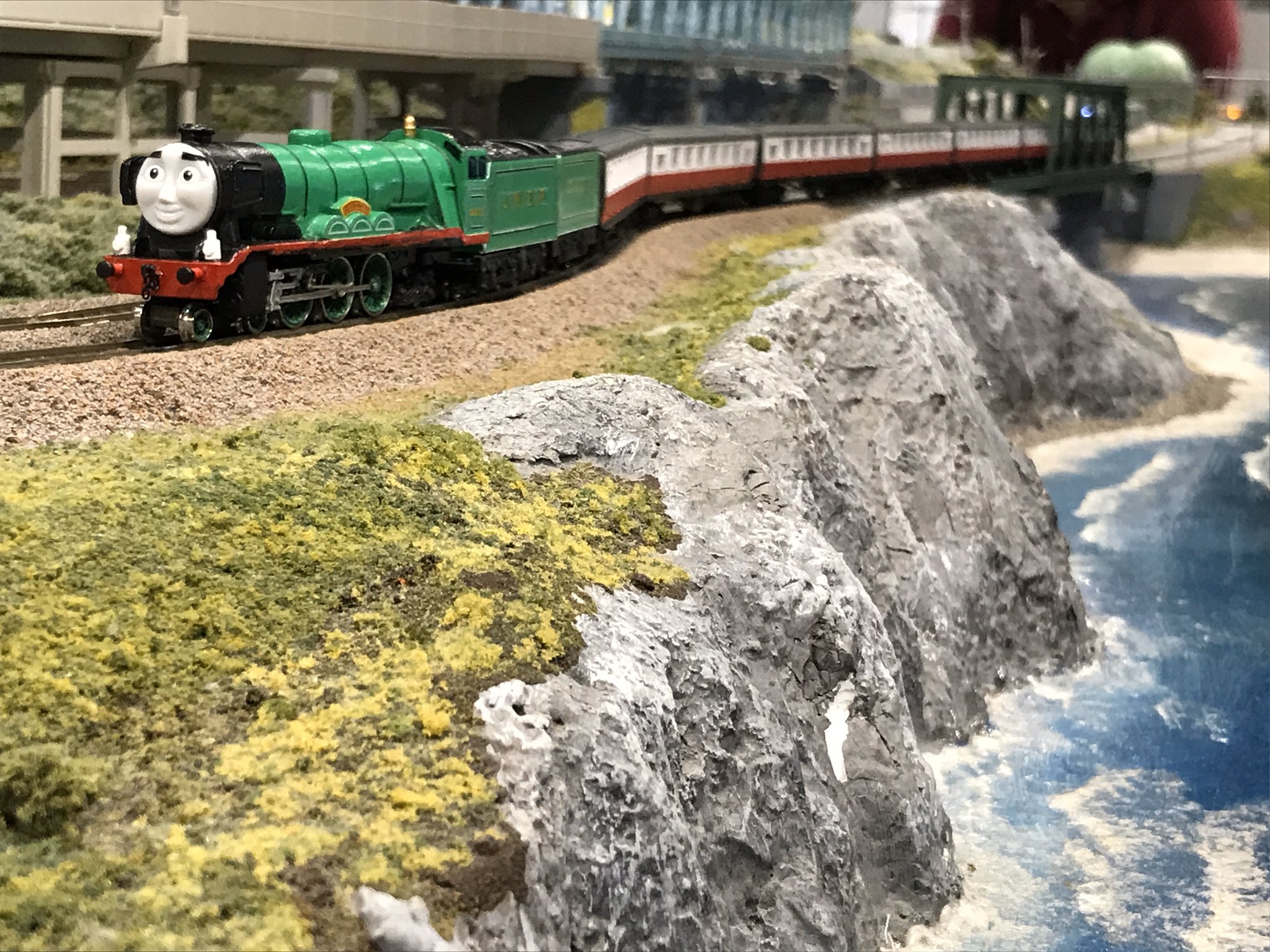 Dapol】 Nゲージ フライング・スコッツマン 蒸気機関車+客車セット A-1