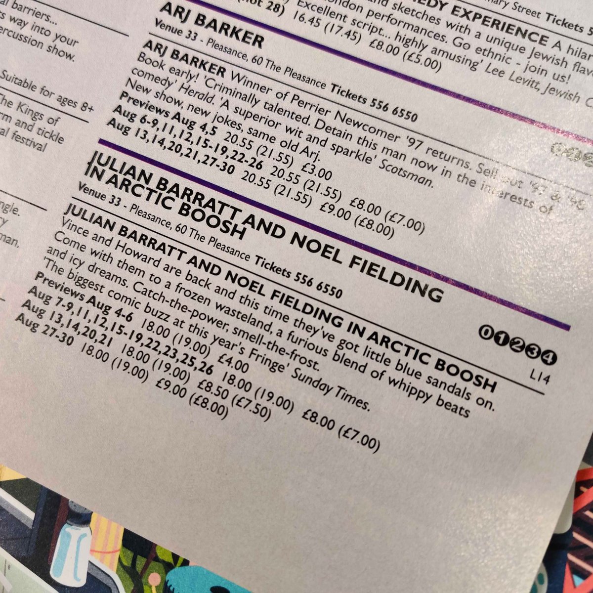 edfringe's tweet image. Come with us now on a journey through time and space. 
To the world of the Arctic Boosh (1999) ❄

#tbt #ThrowbackThursday 

@julian_barratt @noelfielding11 @TheMightyBoosh