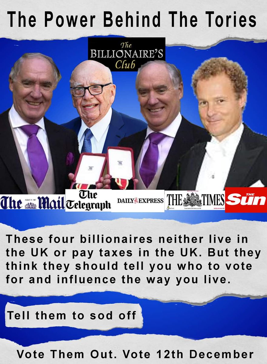 @jeremycorbyn The billionaire propagandists are squirming ✊🌹 #GeneralElection2019 #dogsatpollingstations #VoteLabourOnThursday #GetTheToriesOut #ChangePoliticsForGood  #RealChange #BrokenMedia