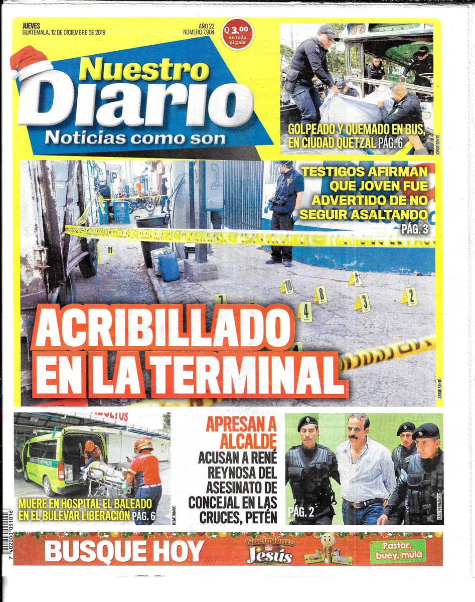 Nuestro Diario: Acribillado en La Terminal. 
mi.com.gt/cliente/view.p…