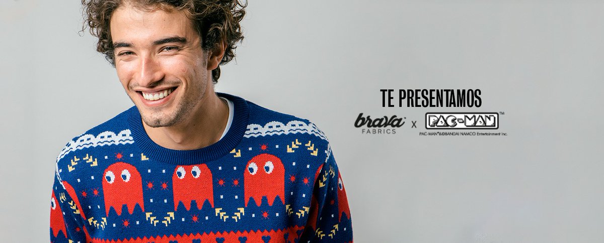 Revive todos tus recuerdos en 8-bits con nuestra capsula Pac-Man x Brava es.bravafabrics.com/collections/pa…