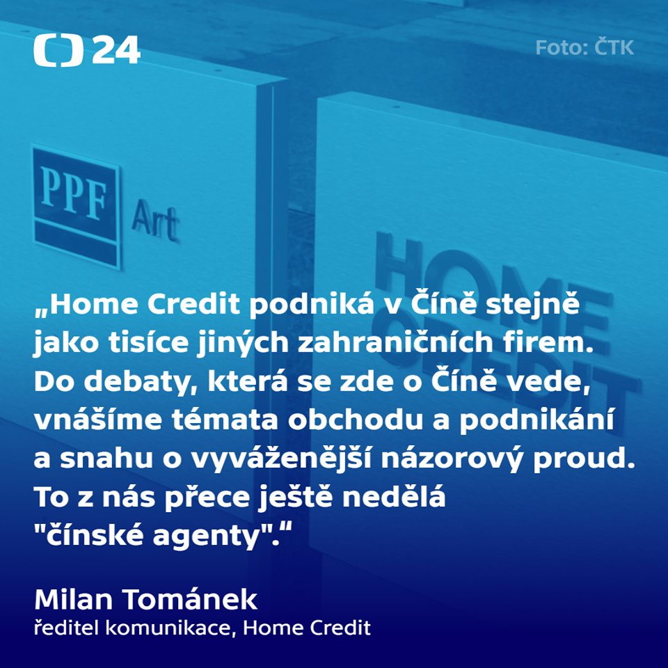 JirousFilip's tweet image. Jediný, kdo dává dohromada slova "Home Credit" a "čínští agenti", je Home Credit. To nevymyslíš!

#PPFail