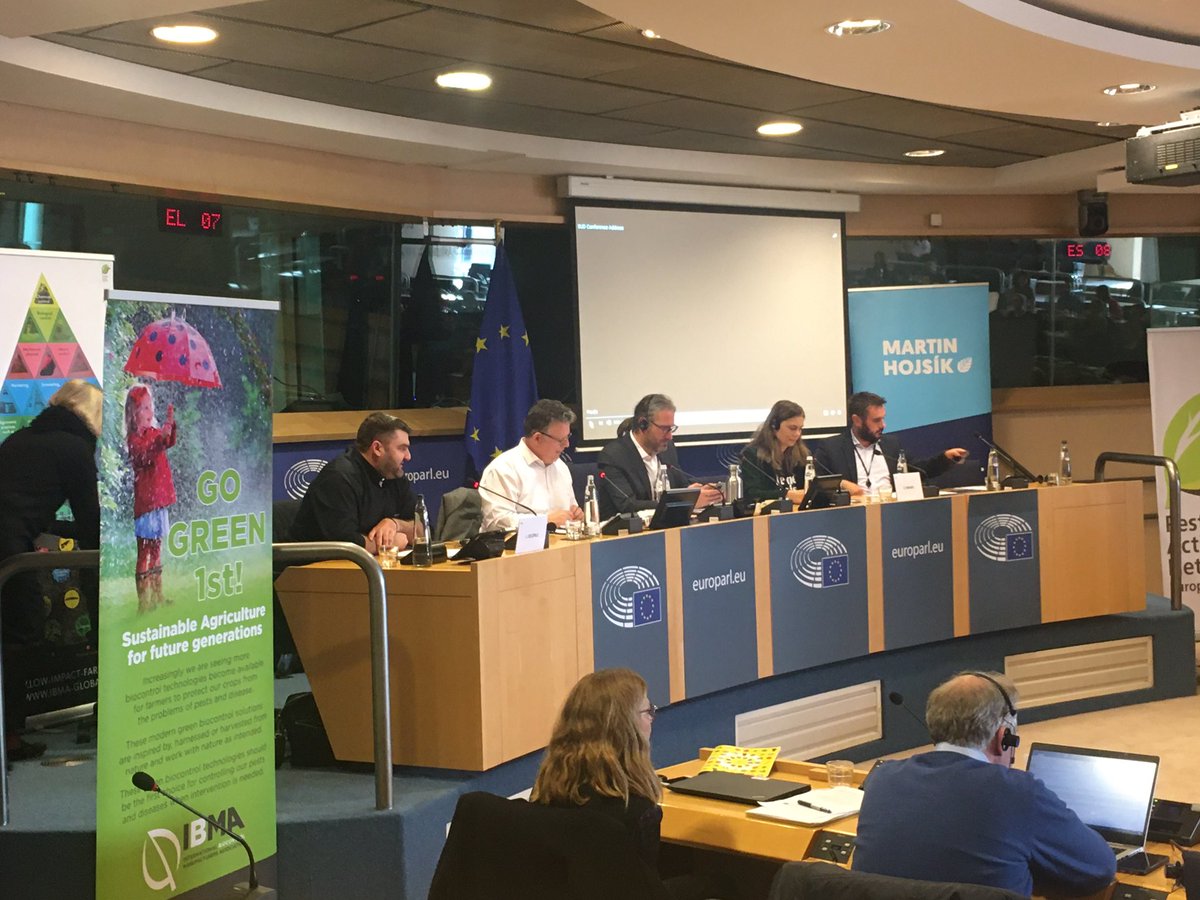 IBMAgl's tweet photo. #7thSUDSymposium Thanksto MEPs @JDecerle, @MichalWiezik, @JytteGuteland, #SarahWiener, @Franc_Bogovic &ourhosts @mhojsik & @federley for supporting our Conf. for more #sustainableagriculture,with real examples from #fields. #greentools1st #holisticapproach @EuropePAN @IOBC_WPRS https://t.co/JwlwIwnaLJ