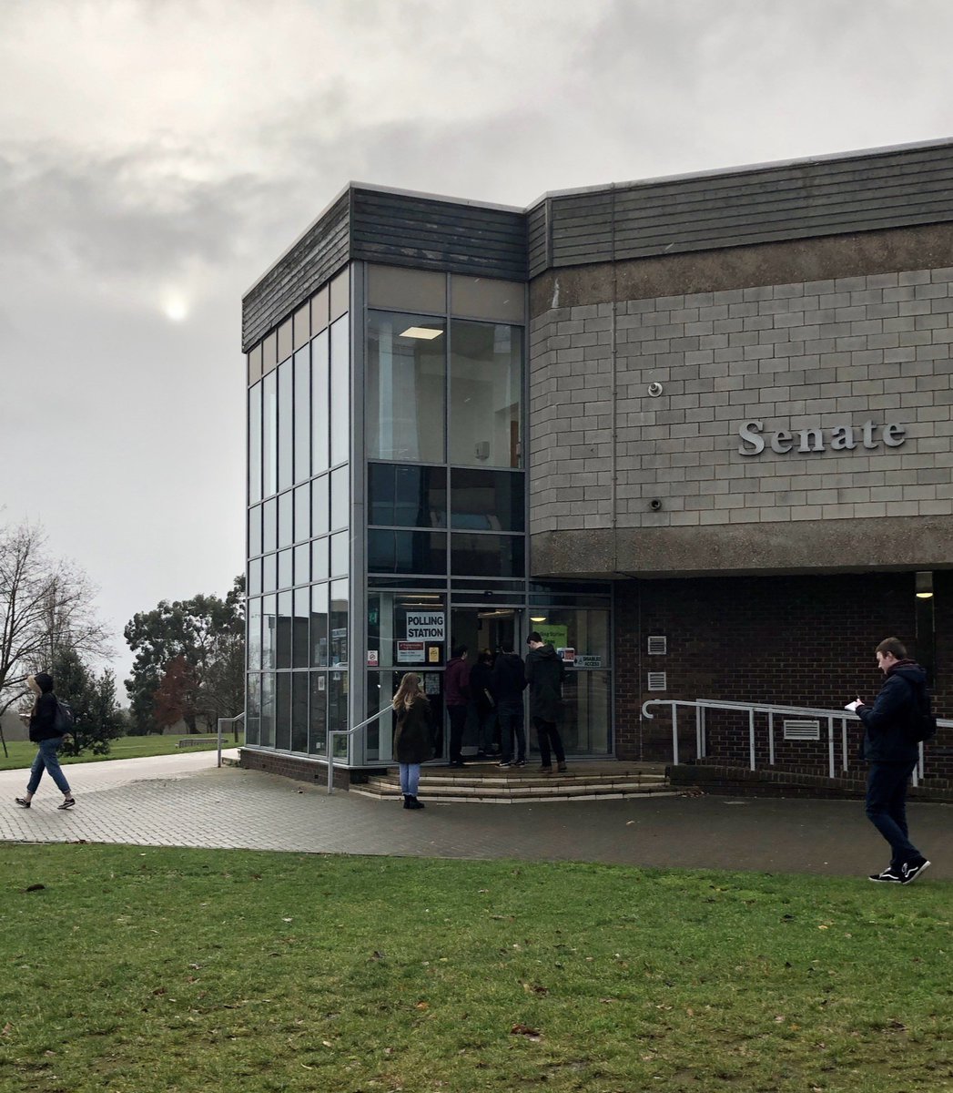Election Day is here. Don't forget to vote! At our Canterbury campus we have a polling station at Senate Building ow.ly/NC0q50xyeYv #GeneralElection2019