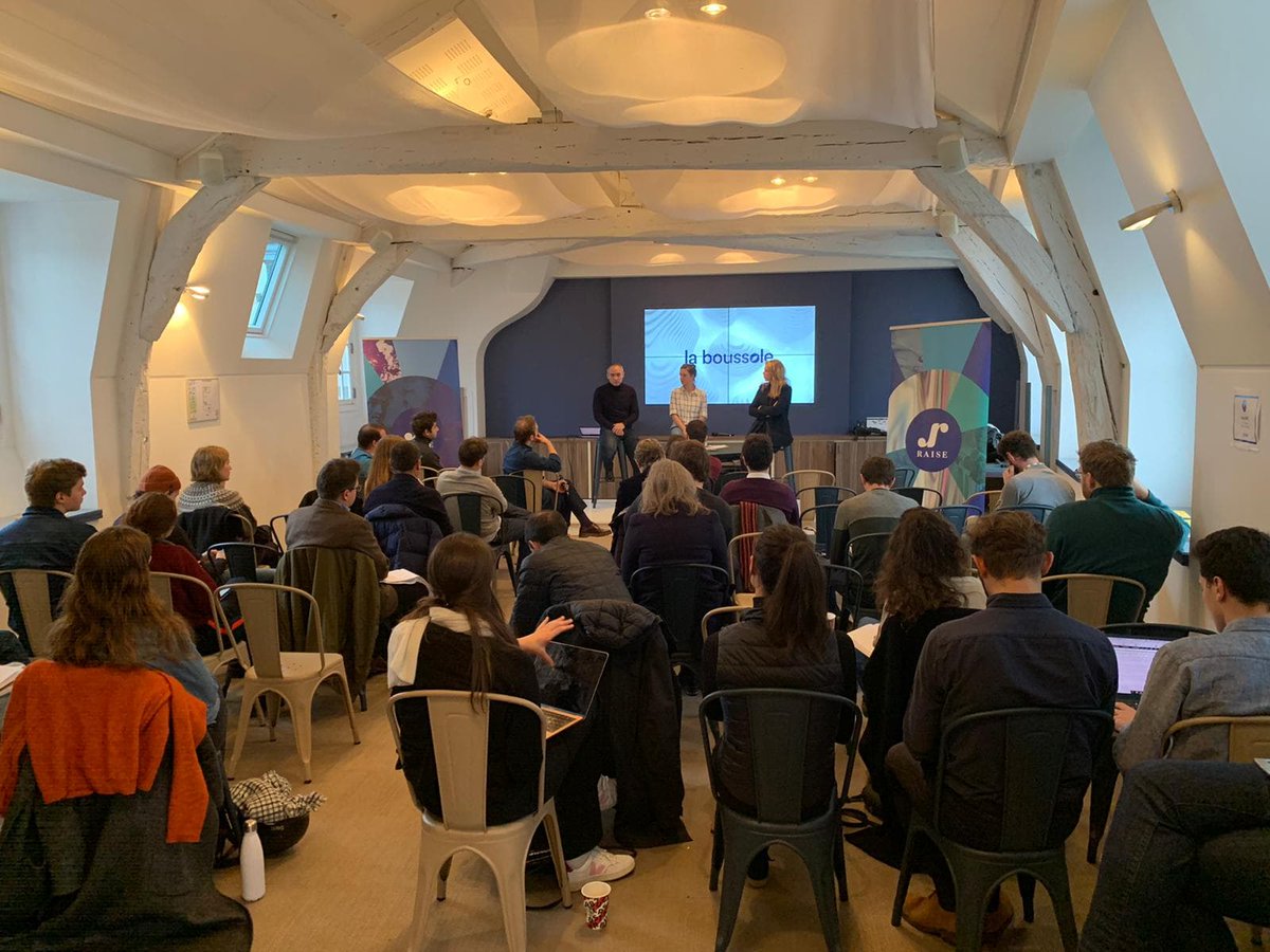 ⚡ Ce matin, petit-déjeuner #8 de la Boussole sur le thème, "mesurer la performance de son accompagnement" à @RAISE_France. Explications passionnantes de <a href="/RucheParis/">La Ruche</a> et <a href="/Cdiscount/">Cdiscount</a> ⚡
On se retrouve en Janvier pour le prochain !