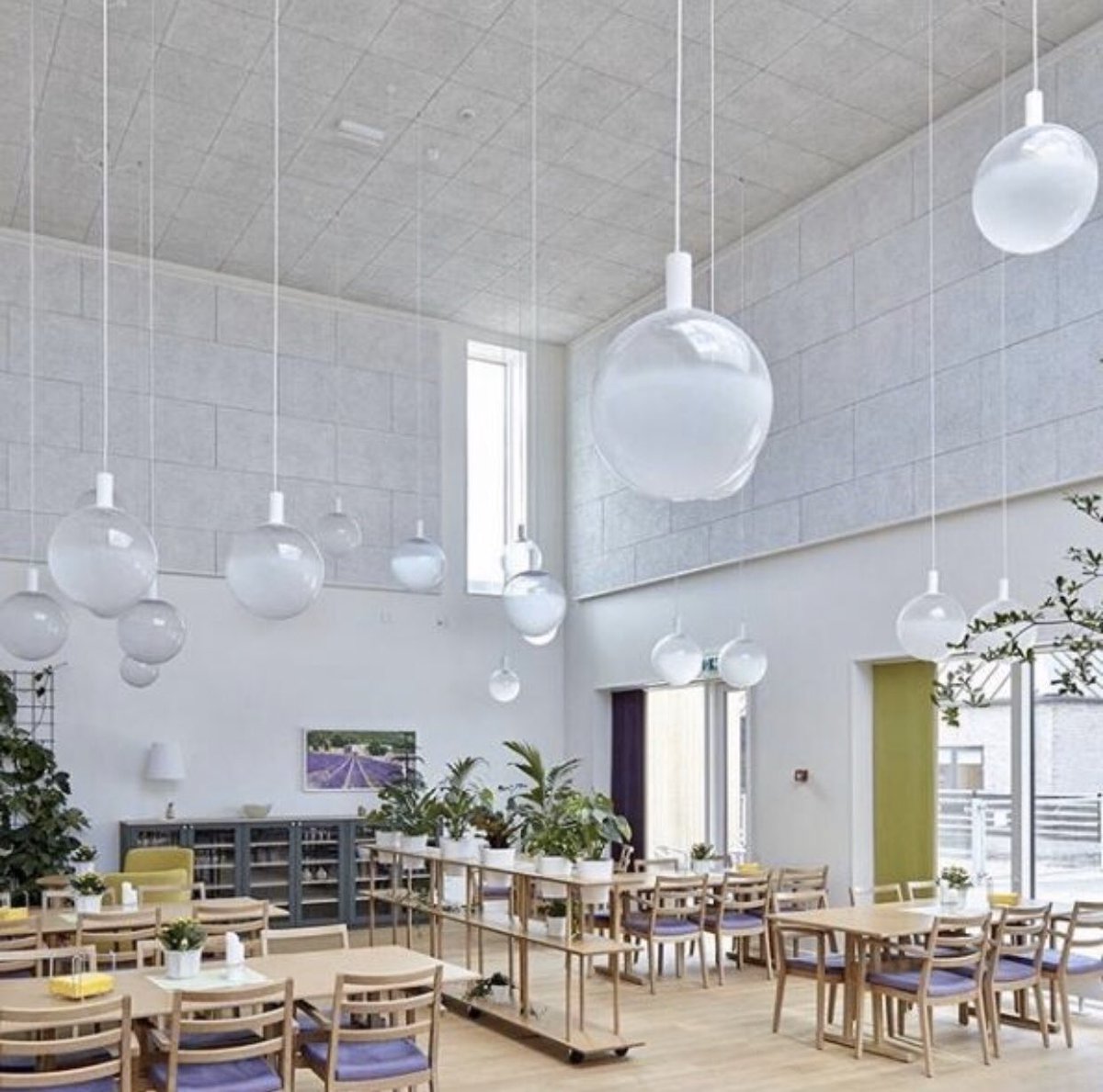 InformLondon's tweet image. Beautiful white Fog installation in Denmark #zerolighting #fog #frontdesign #pendant #lightinginspiration #decorativelighting #finderup