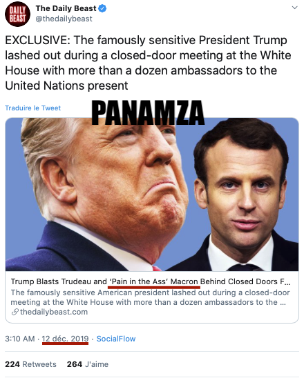 Macron, un «petit emmerdeur» selon Trump