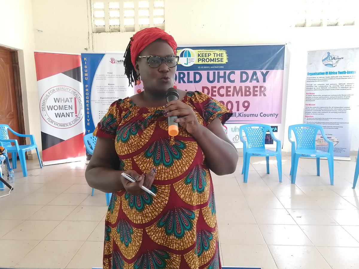 @EasterAchieng1 summarises #UHCDay2019 discussion & key action points. WE commit to; 📌 Hold more community dialogues 📌 Develop a position paper 📌 Voice community issues 📌 Address service provider attitudes in service provision #UHCDay2019 #WhatWomenWant @JaneWesonga